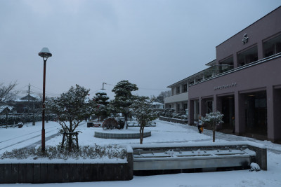 雪の中①