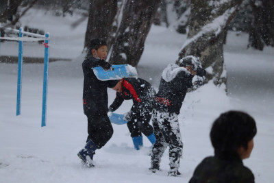 雪合戦①