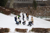 雪遊び③