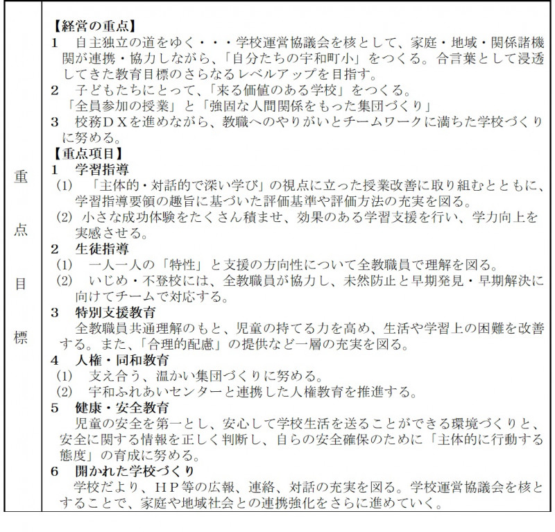 教育計画